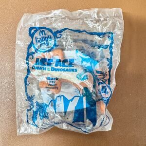 McDonalds Happy Meal Toy 2009 Blue Sky Ice Age Dawn Of The Dinosaurs Buck Toy 3+